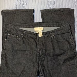 Antthony, Dark denim boot cut style jeans.